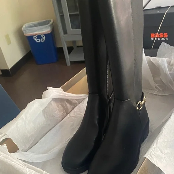 Gian Bernini   Black Over the Knee Boots brand new boots from Greece - Picture 5 of 7